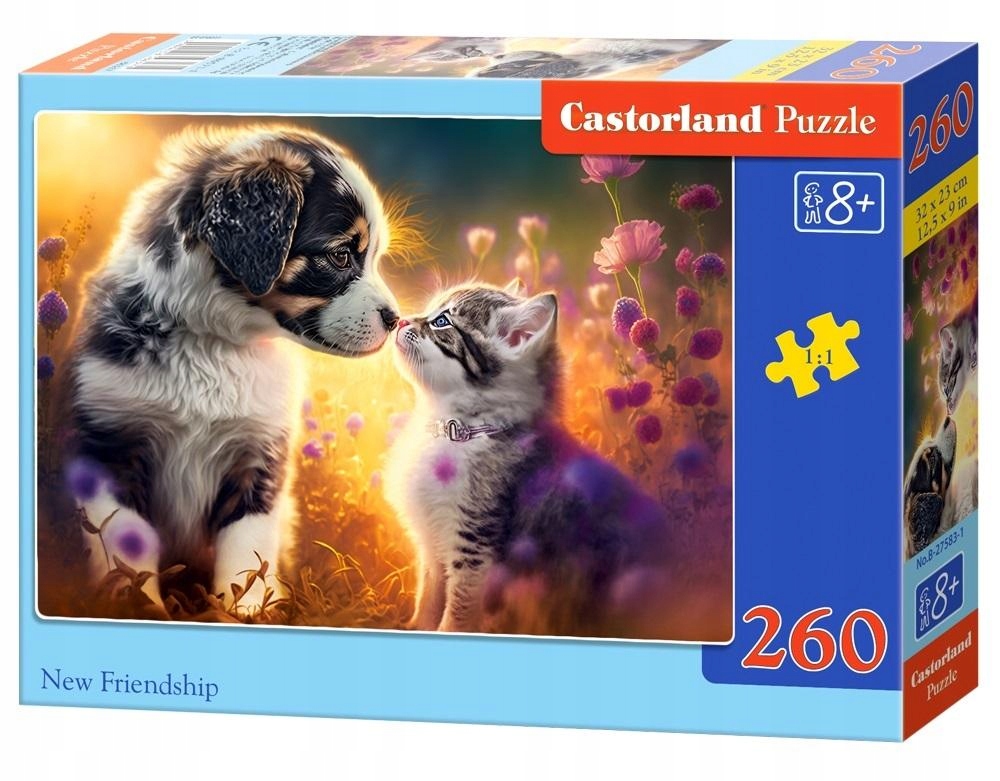 Puzzle Castorland 260 elementów New Friendship OPIS