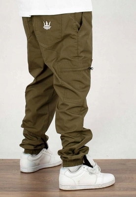 Kalhoty Jigga Wear Crown Ripstop Cargo khaki