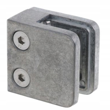 

Uchwyt do szkła Zamak surowy płaski