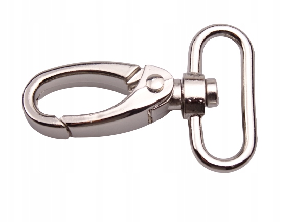 

Karabińczyk metalowy nikiel 30 32 mm do paska tore