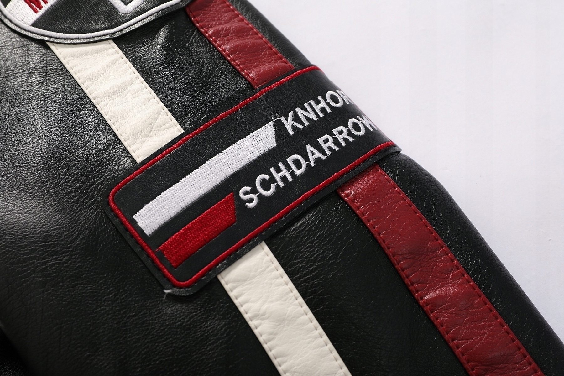 MOTOCYKLOWA KURTKA SKÓRZANA RAMONESKA MĘSKA L Fason regular