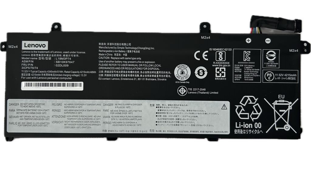Nowa Oryginalna Bateria L18M3P74 Lenovo T490 T495 T14 P14s Gen 1st 2nd