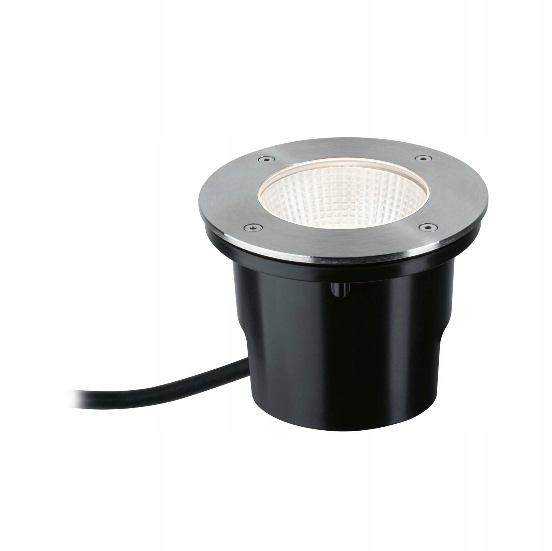 Paulmann Led zemné svietidlo Durea IP67 kruhové 153mm 8W 3000K oceľ