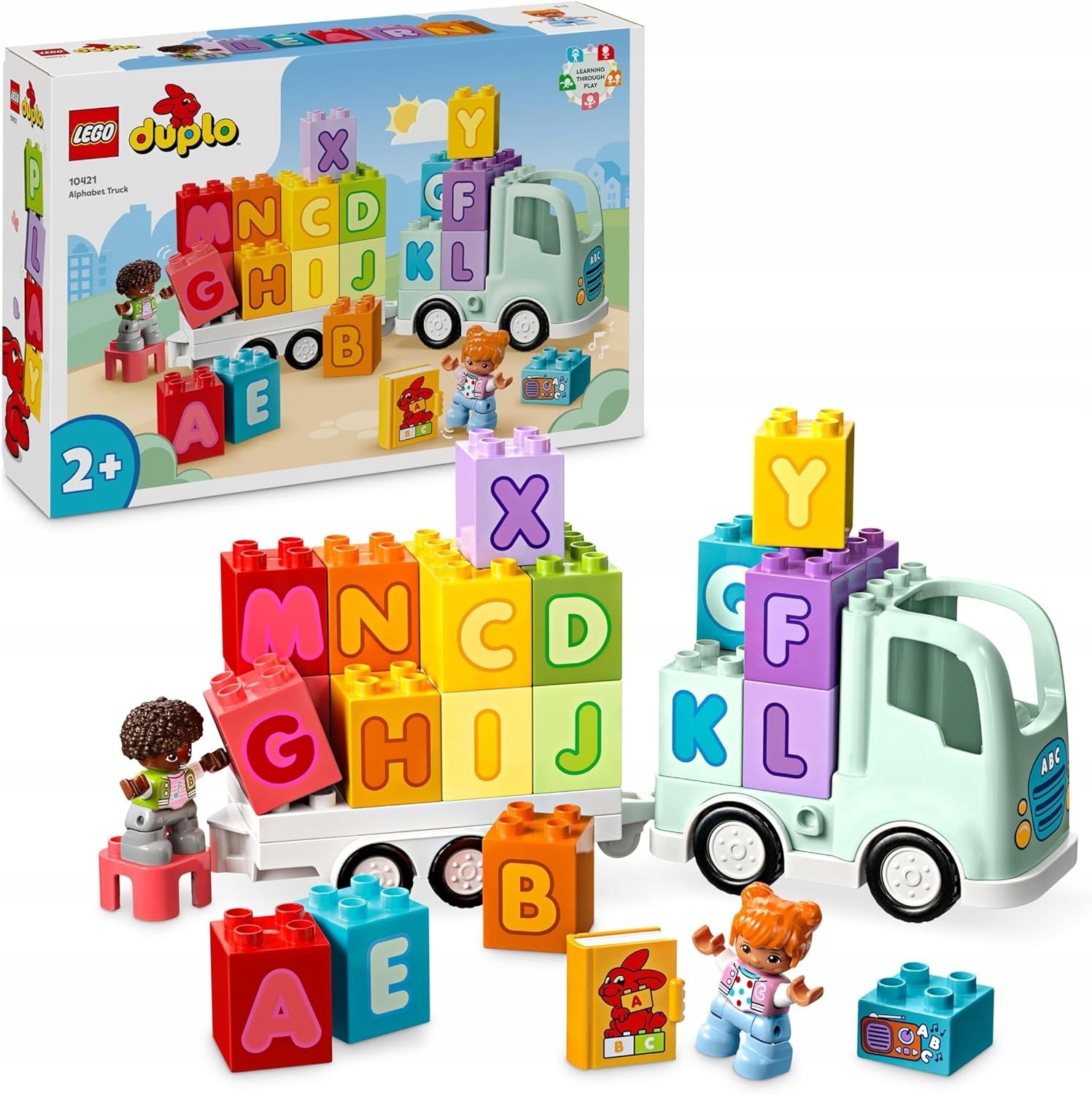 Lego Duplo 10421 Náklaďák s abecedou stavebnice písmena 2 lidé