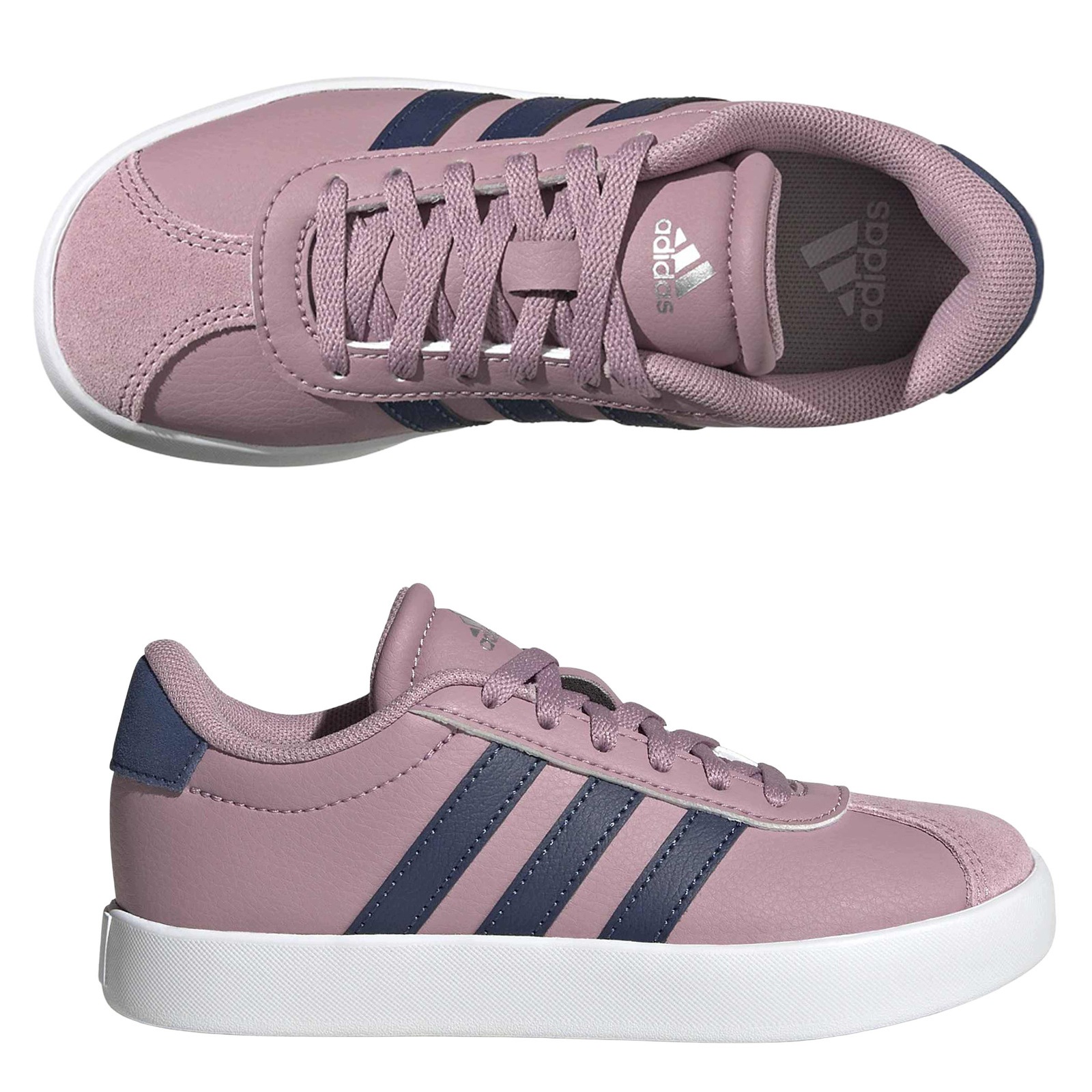 Adidas Court 3 KK4518 Buty Trampki Tenisówki Brudny Róż Damskie Młodzieżowe