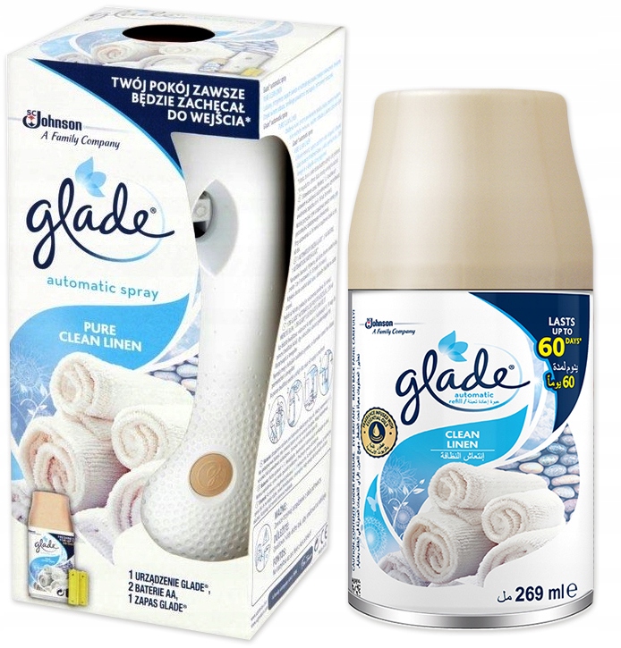 

Glade Odświeżacz Urządzenie Wkład zestaw Linen