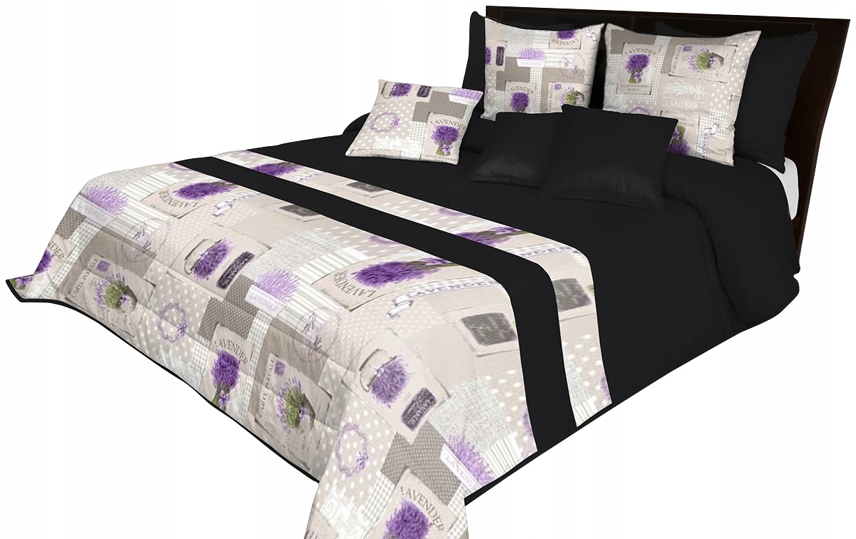 Prošívaný Přehoz 240x260 Na Postel Květiny Elegantní