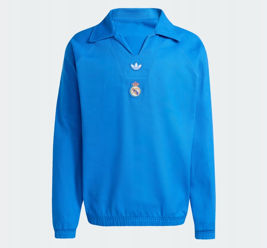 Mikina Real Madrid Terrace Icons Drill JX6789 velikost M