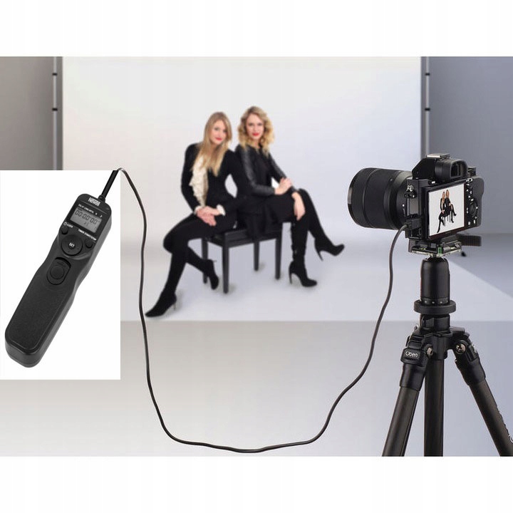 WĘŻYK SPUSTOWY PILOT INTERWAŁ do CANON EOS 250D Długość przewodu 94 cm