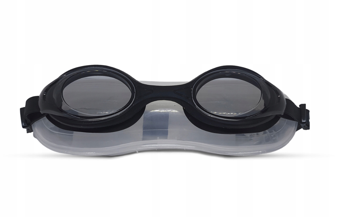 OKULARY PŁYWACKIE ANTI-FOG NA BASEN ZATYCZKI NOSKI