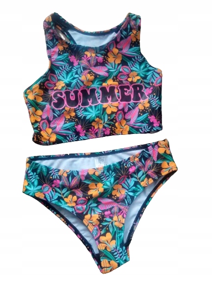 STRÓJ KĄPIELOWY KOLOROWY PRIMARK 134