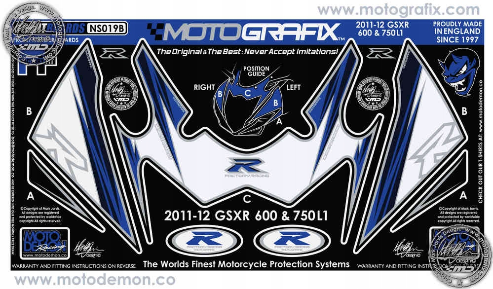 Predná Dyha Suzuki Gsxr 600-750 L1 2011-2017