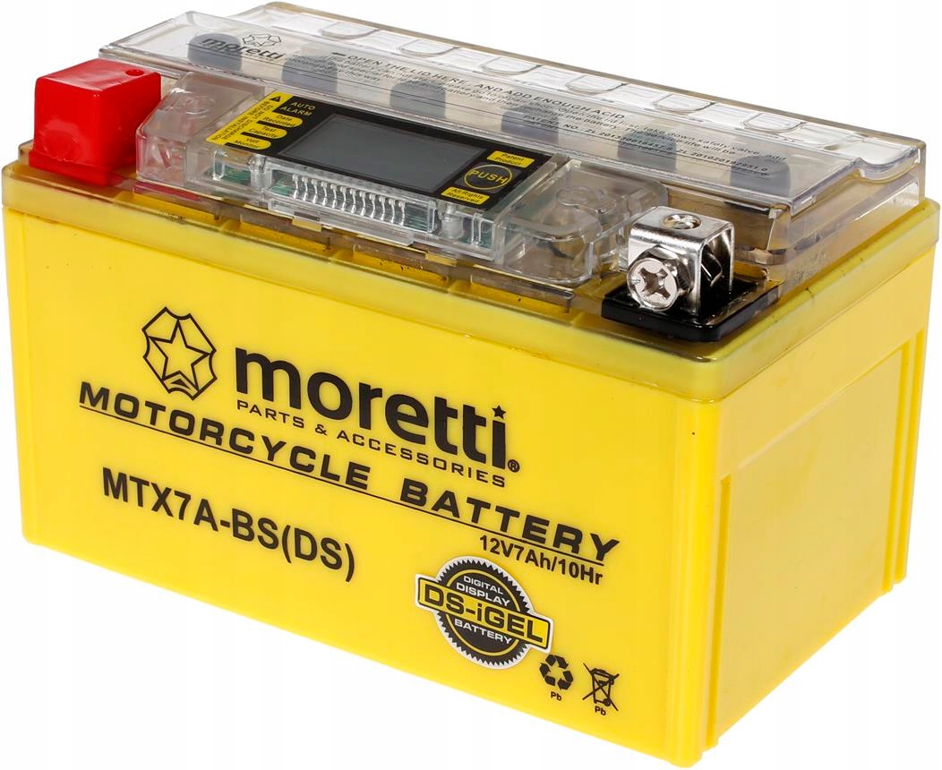 

Akumulator Żelowy Moretti YTX7A-BS/MTX7A-BS Junak