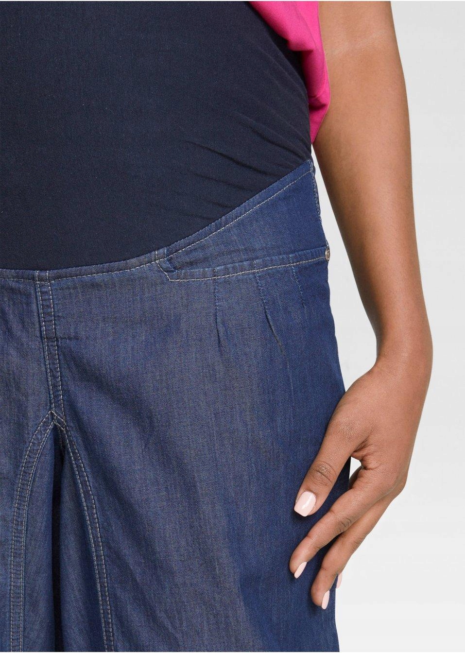 Bonprix 50 CIĄŻOWE SPODNIE RYBACZKI Rozmiar 50