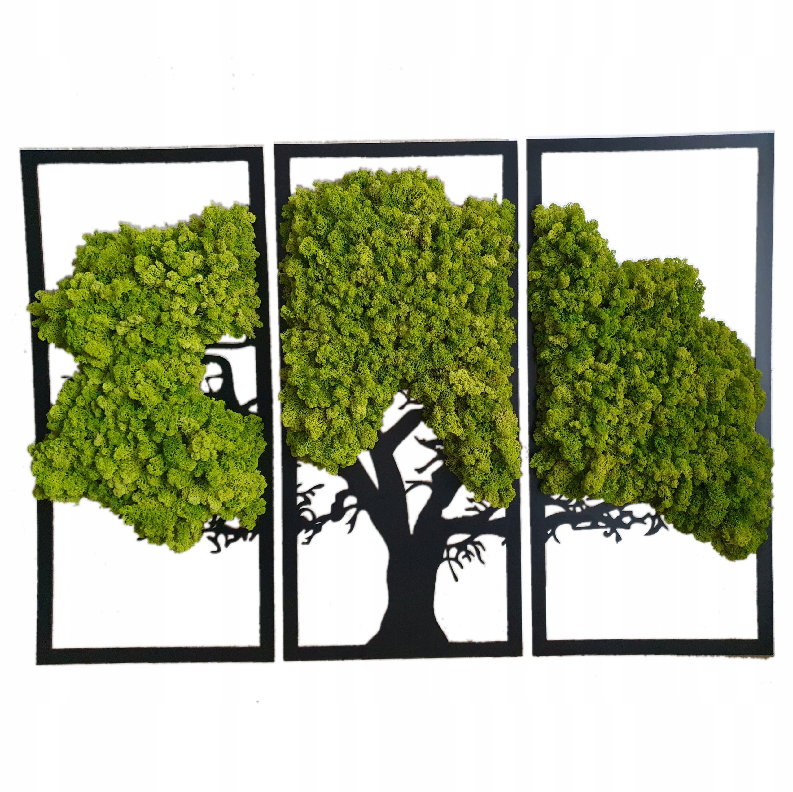 TRYPTYK OBRAZ DRZEWO 3D MECH CHROBOTEK DEKORACJA 75x51