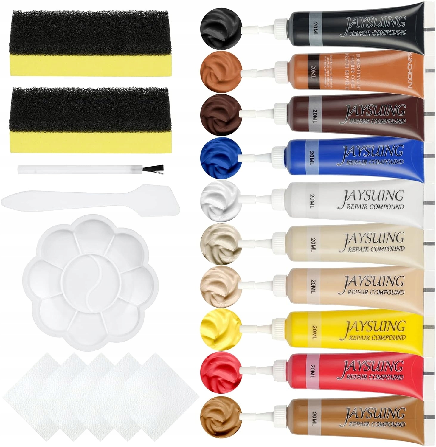 Sada Na Opravu A Renovaci Kůže Čalounění Nábytku Barva 10x20ML