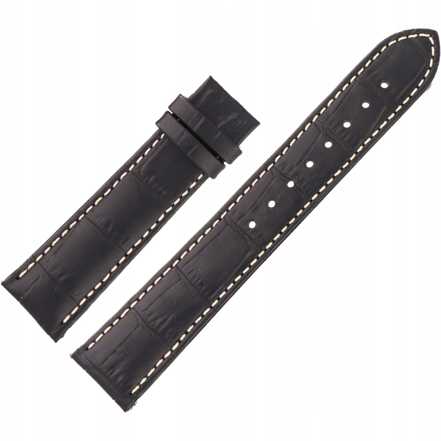 Pásek Aviator Trimeter (V.4.40) 20 mm černý s bílou p. bez spony