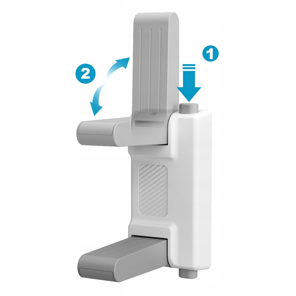 ZABEZPIECZENIE OKNA DRZWI BLOKADA KLAMKI ZABEZPIECZAJĄCA 3 sztuki Marka Flurysar