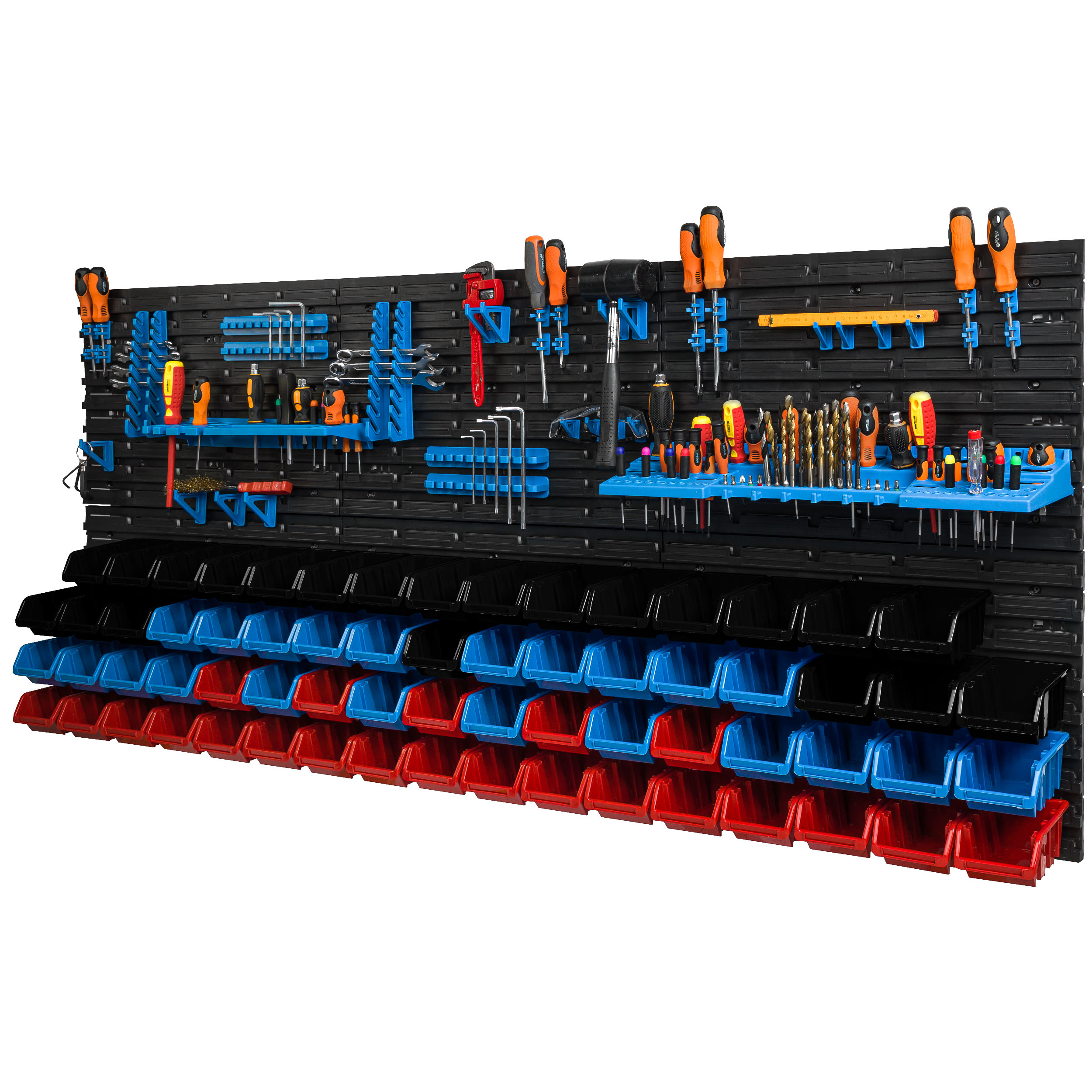 Dílenská tabule na nářadí 173,3x78 cm 66 záchodů