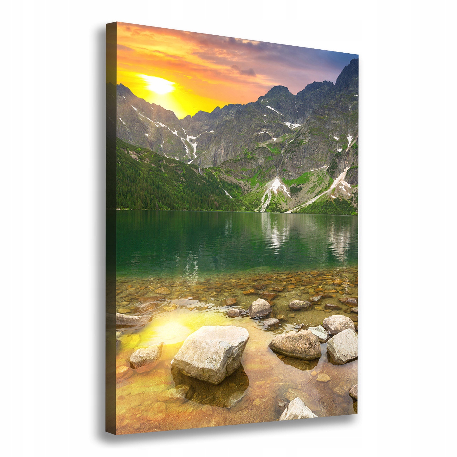 

Foto obraz na płótnie Morskie oko Tatry 70x100 cm