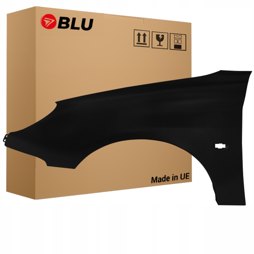 Blu Blatník Peugeot 206 CC Exy levý černý 98-09 přední