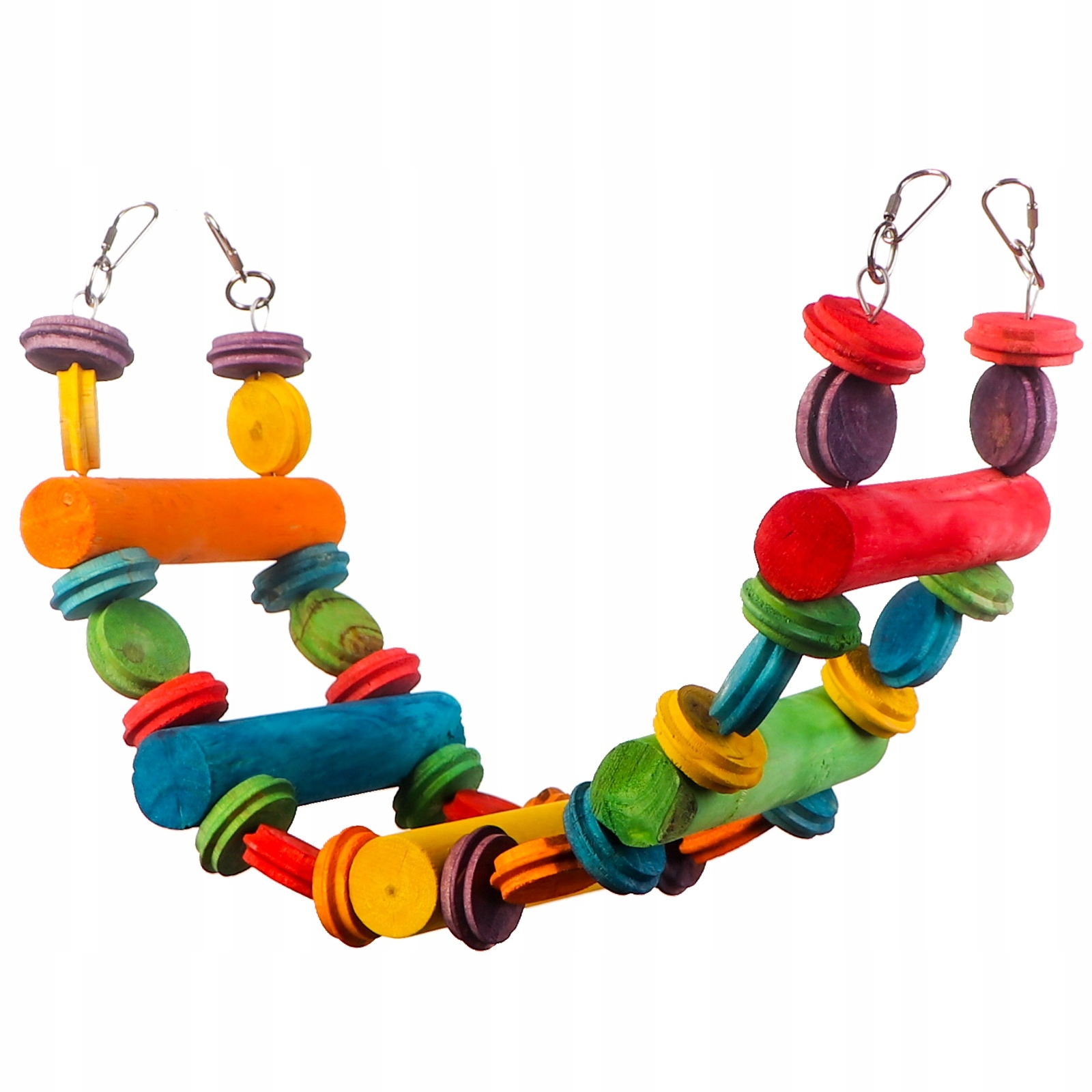 Dřevěný Žebřík Pro Hlodavce Ptáků Hračka Do Klece