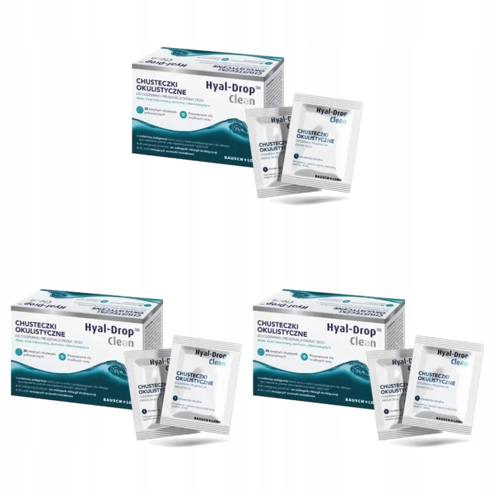 2x Hyal-Drop Clean, 20 saszetek