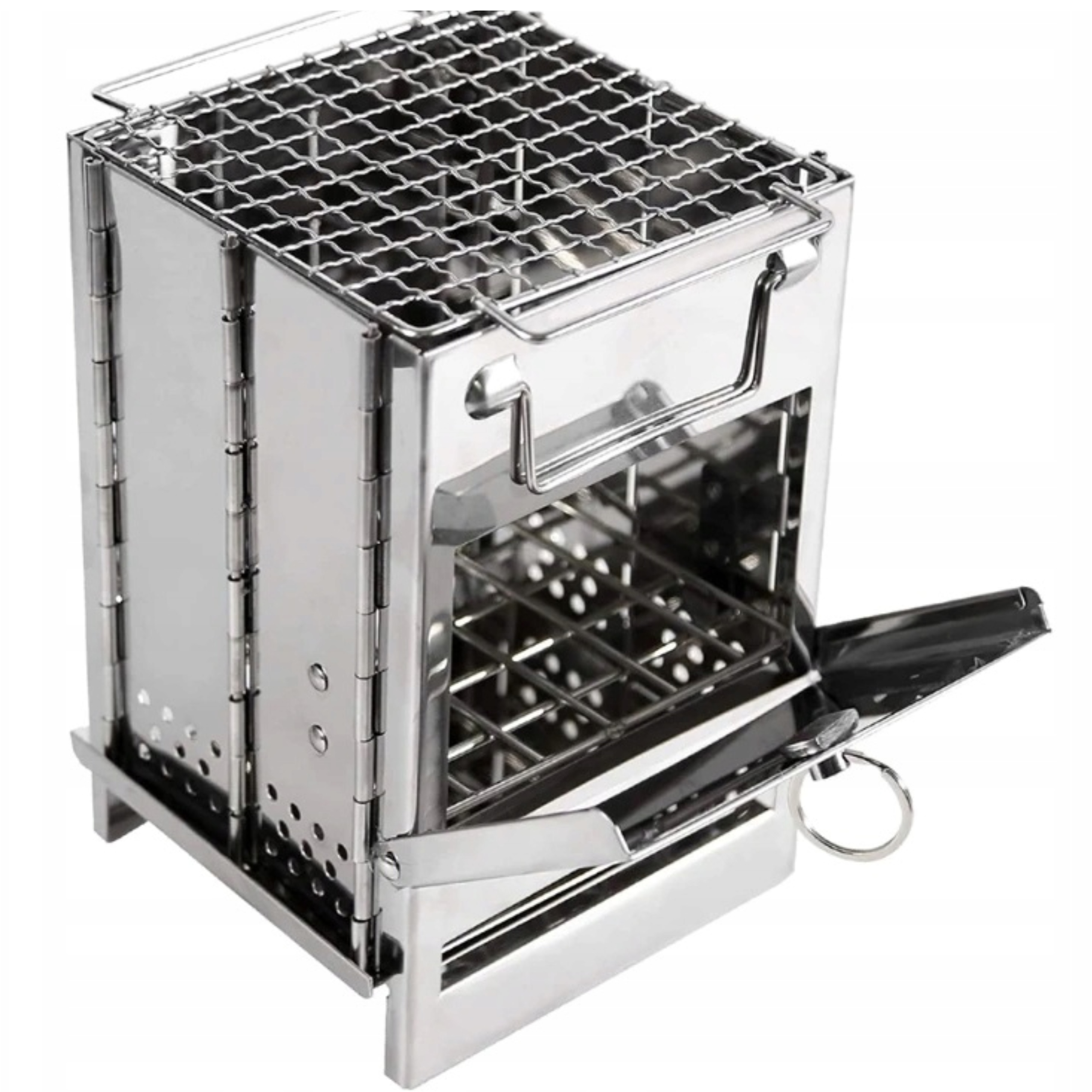 Składany Piecyk Kuchenka Turystyczna Kemping Biwak Grill Pokrowiec PS-02