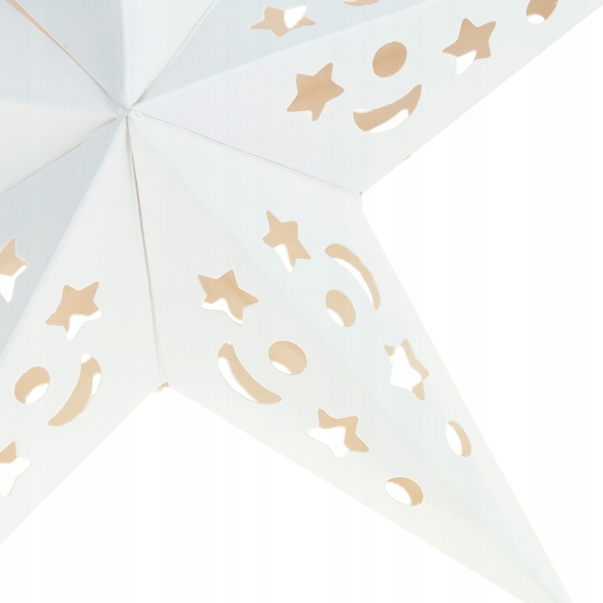 GWIAZDA SKŁADANA ŚWIĄTECZNA WITRAŻ PAPIEROWA 3D DEKORACJA WISZĄCA OKNO Marka Top Gift