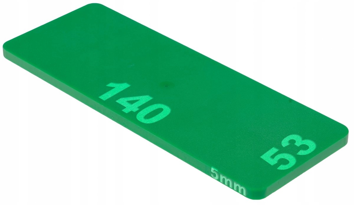 Podložky 140x53x5mm pro montáž závaží 250 Ks