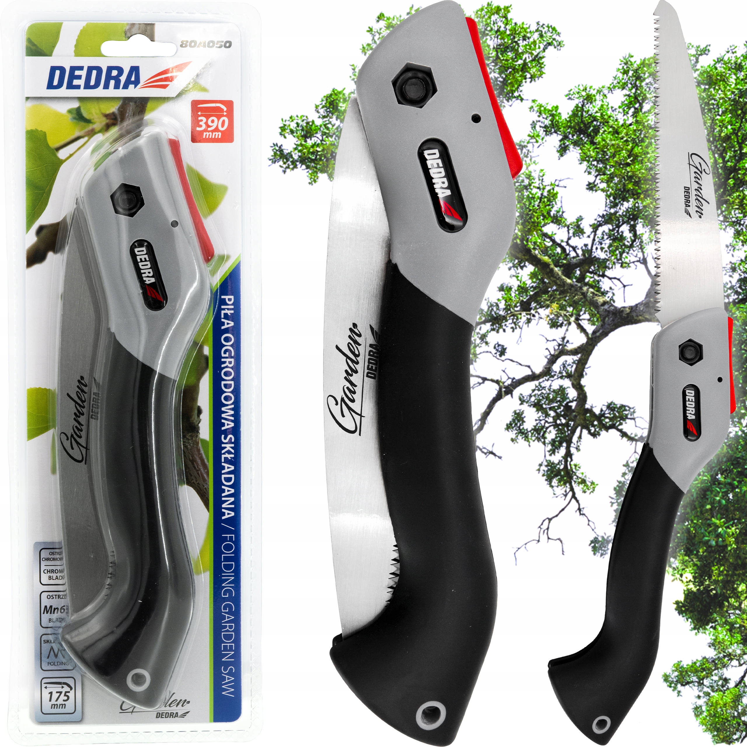 

Piła Ogrodowa Ręczna Składana Gałęzi 390MM Dedra