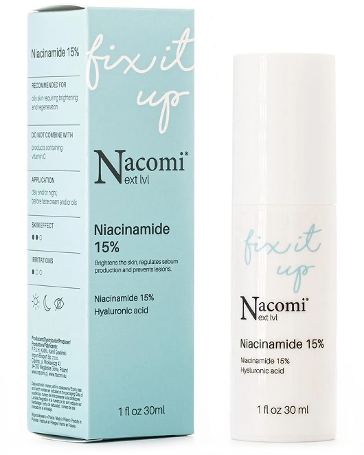 NACOMI Next Level SERUM Niacinamide 15% REGULUJĄCE