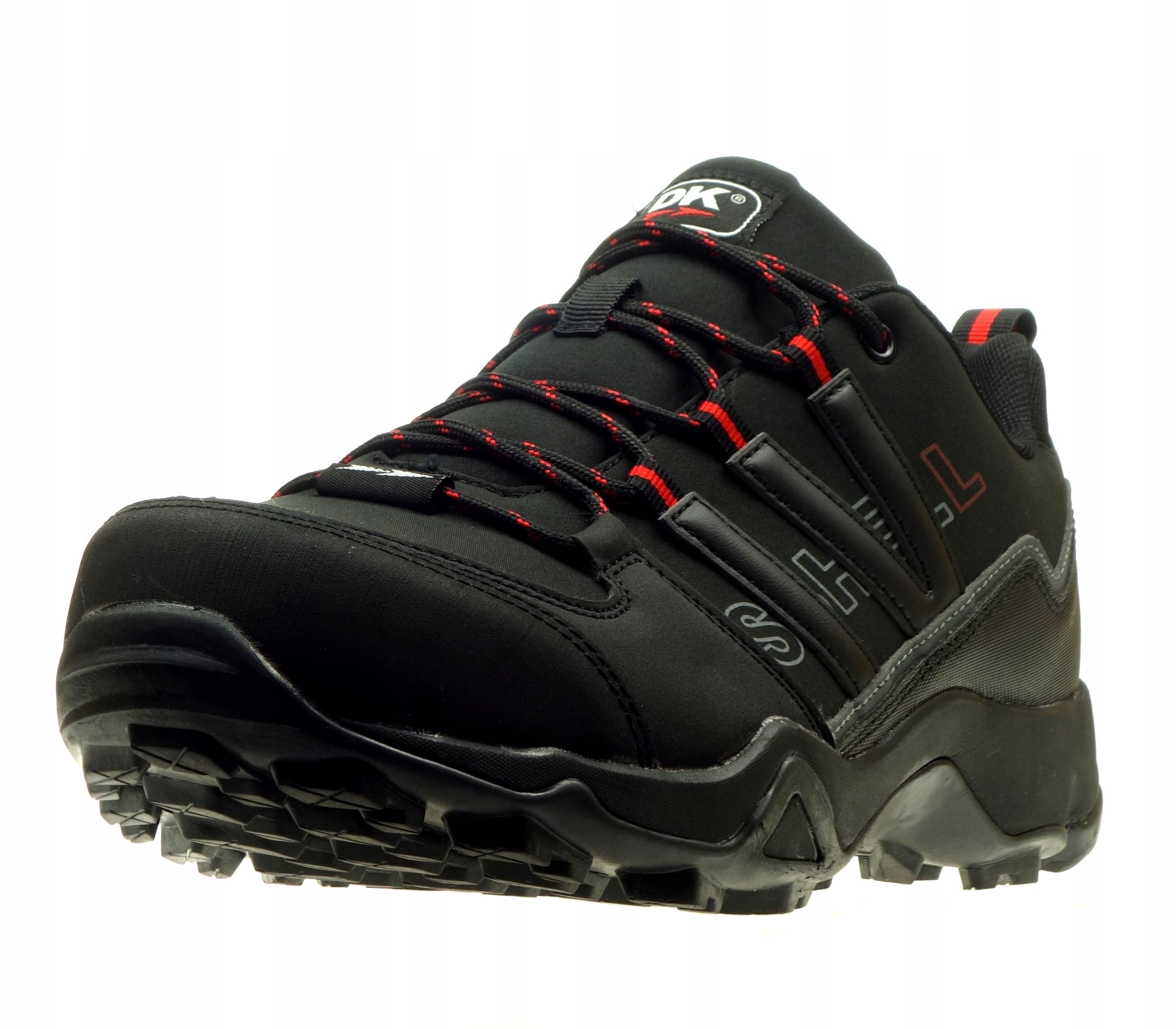 Buty Męskie Trekkingowe DK SPIRIT SoftShell OUTDOOR VB17331 Blk/Red 45 Kolor czarny
