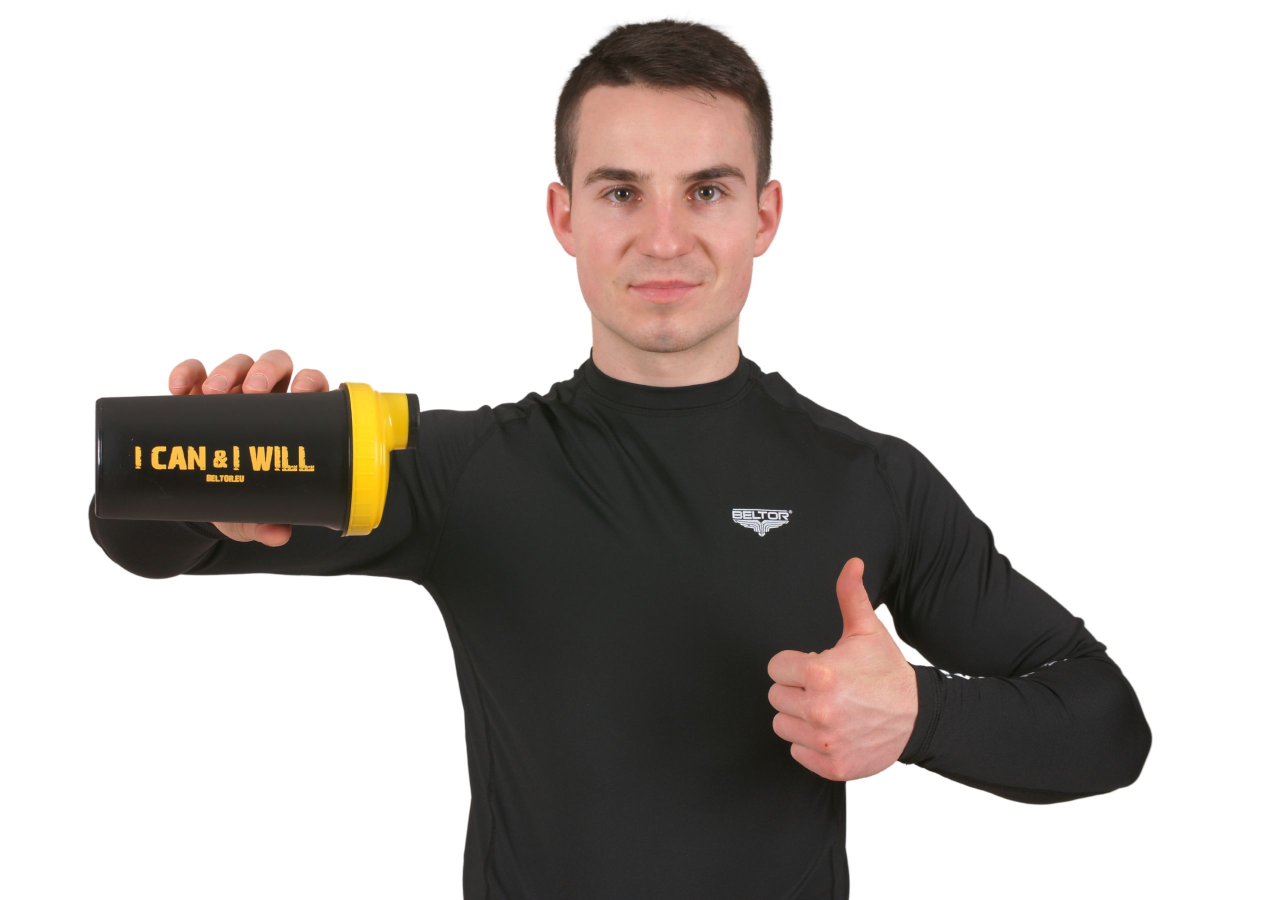 BELTOR SHAKER 700 ml I Can & I Will Kolor dominujący czarny