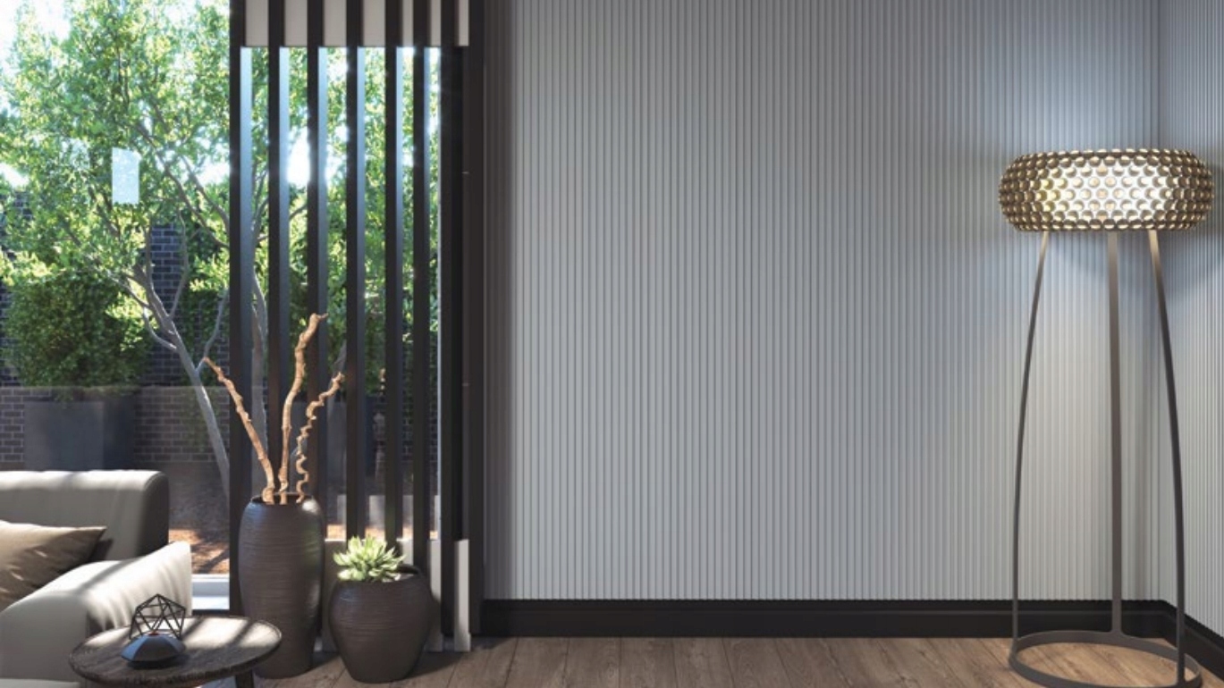 Panele ścienne LAMELE 3D AGT S BIAŁE do Malowania Jednostka sprzedaży paczka