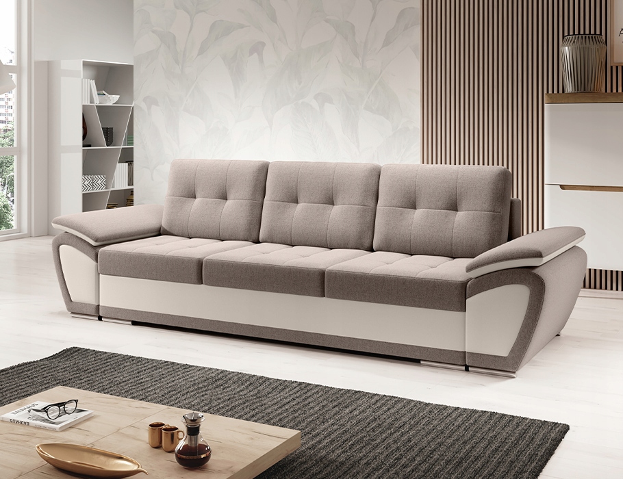 Pohodlná pohovka Enzo na pružinách s úložným prostorem