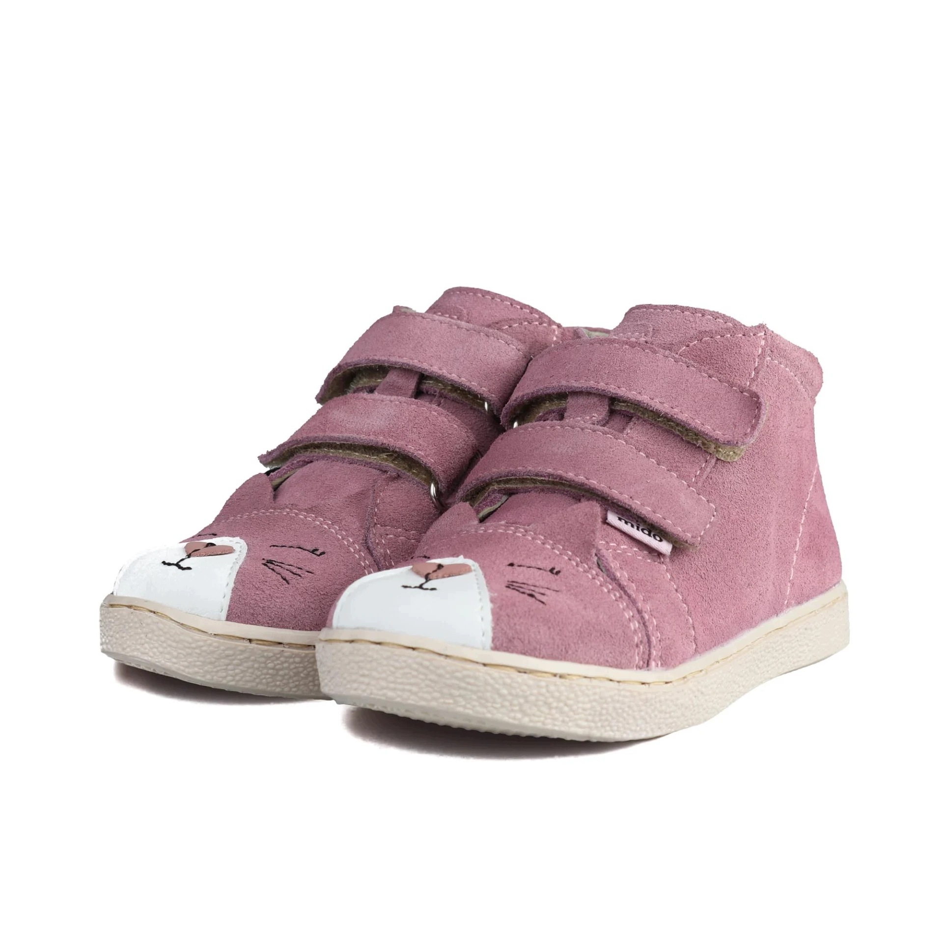 Mido Półbuty dziecięce Kotki Dusty Pink 20-55/30-55 30