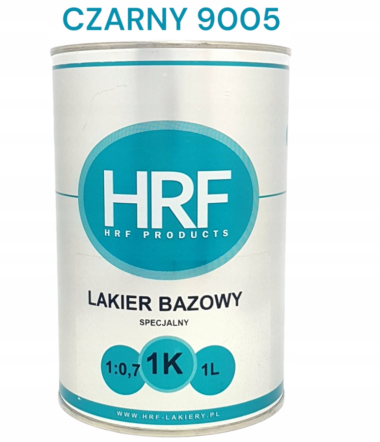 HRF - Lakier Bazowy CZARNY 9005 1:0,7 Baza