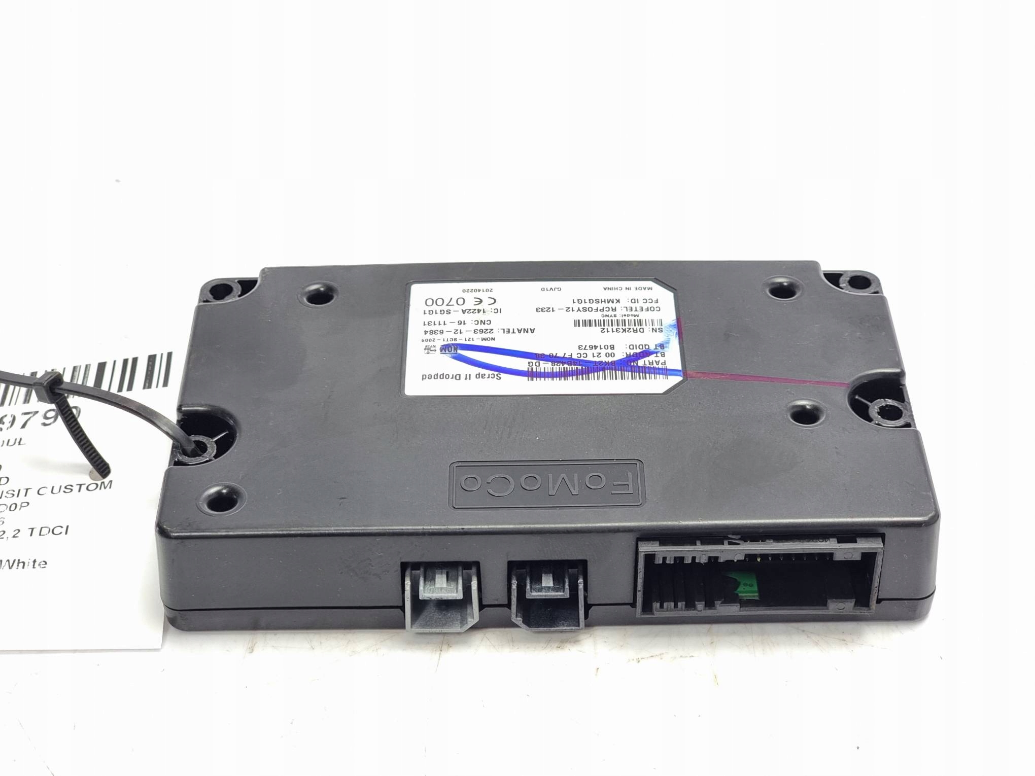 module BLUETOOTH BK2T-14B428-DG FORD TRANSIT CUSTOM L1H1