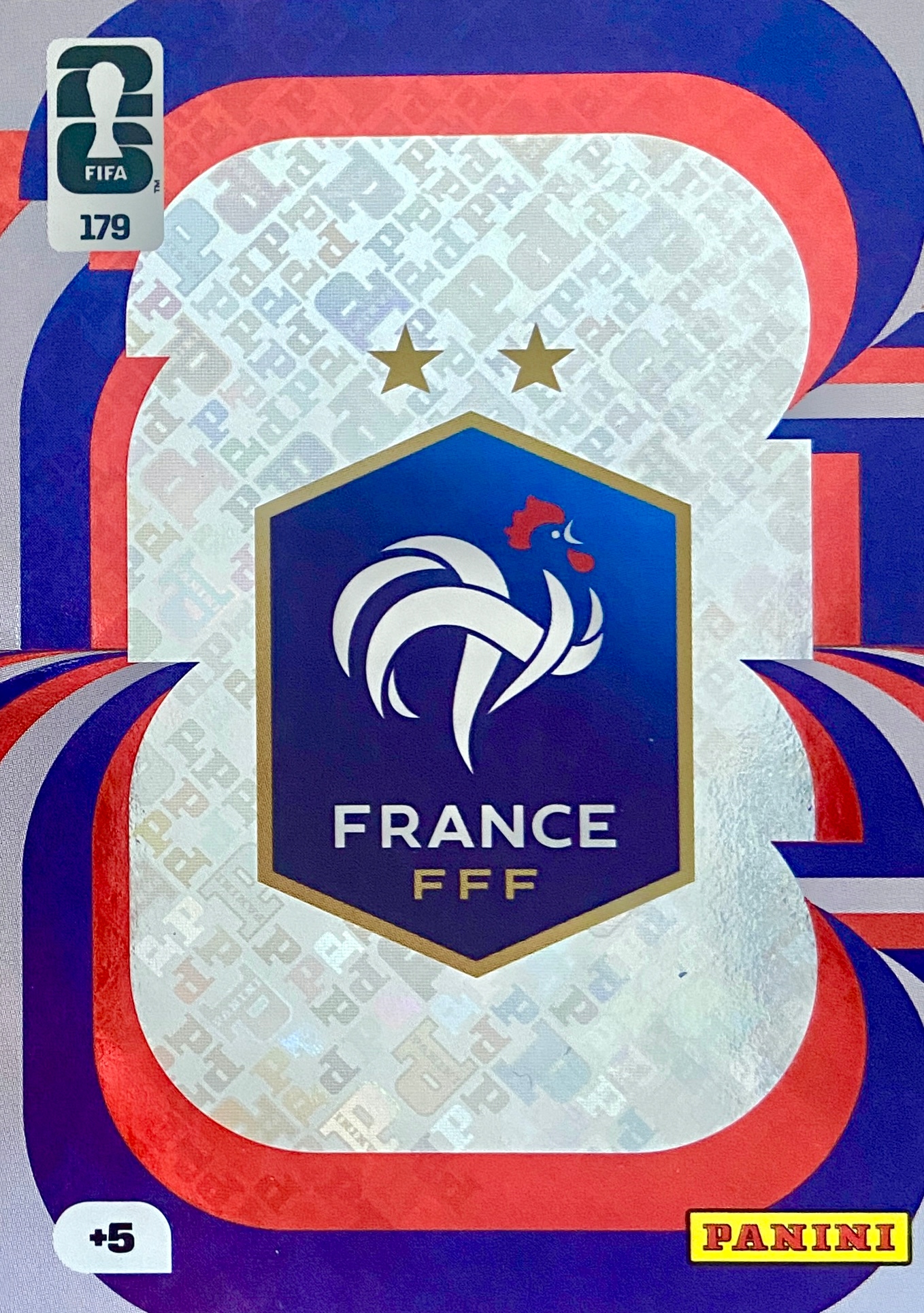 Fifa World Cup 2026 karta piłkarska Herb Team Crest Logo 179 Francja