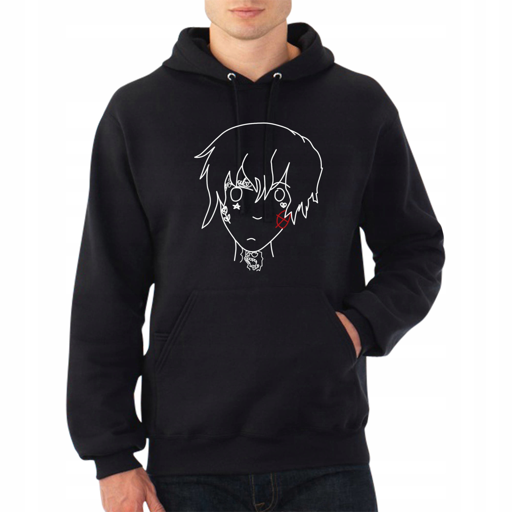 

LIL Peep Bluza Z Kapturem Cry Baby Duzo Wzorów S