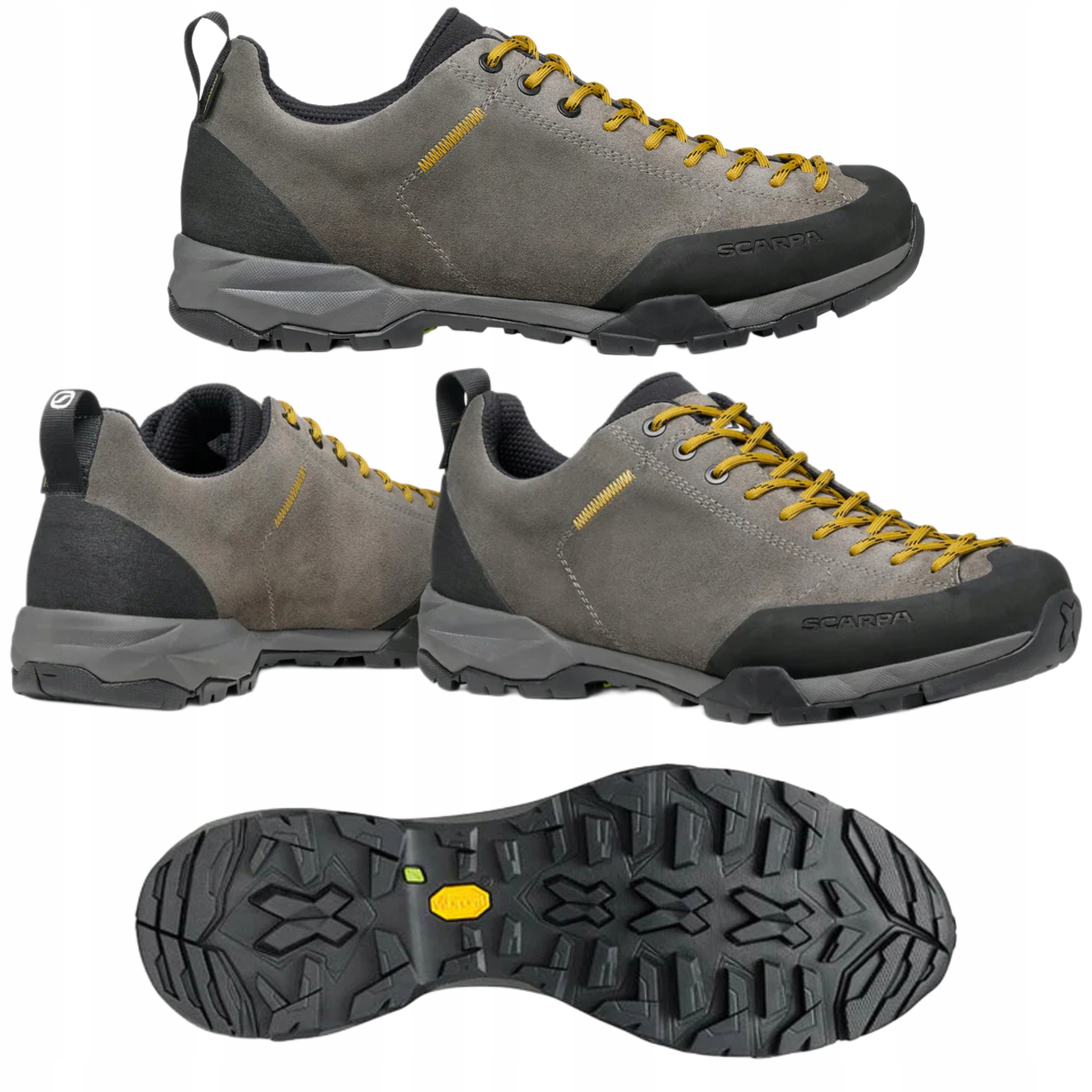 Pánské nepromokavé kožené trekové boty Scarpa Mojito Trail Gtx 50