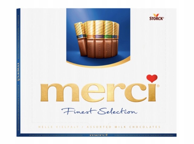 Levně merci Finest Selection Výběr mléčných čokolád, 10 x 250 g