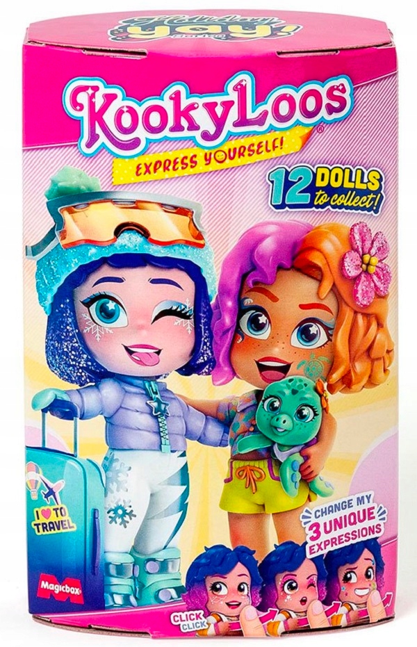 

Kookyloos Seria 4 Laleczka w Tubie Holiday Yay