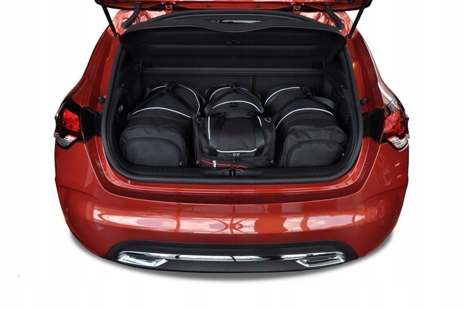 J&j Automotive Sada 4ks cestovných tašiek Aero pre Citroen DS4 Hatchback 2