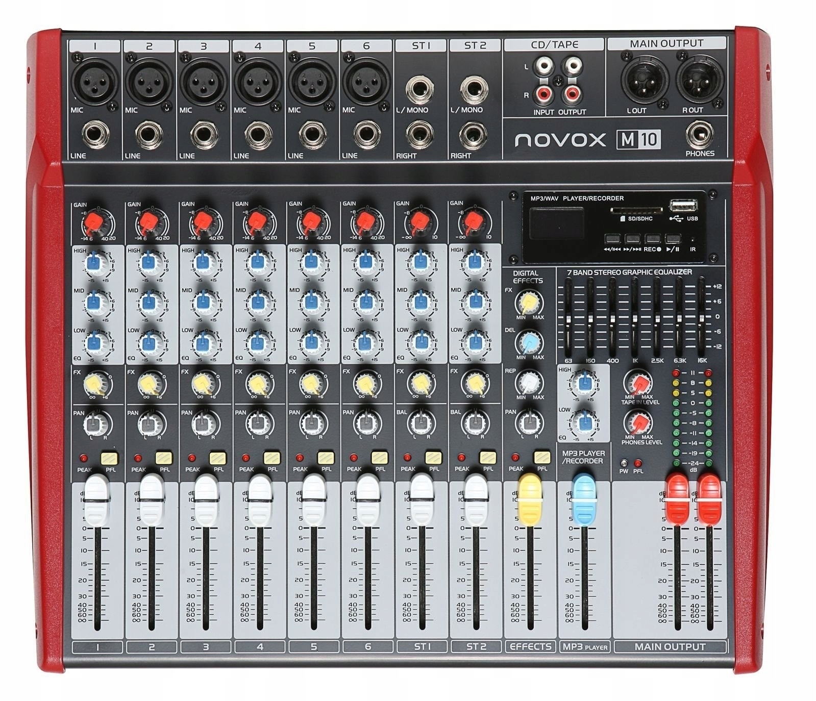 Novox M10 – analógový mixér