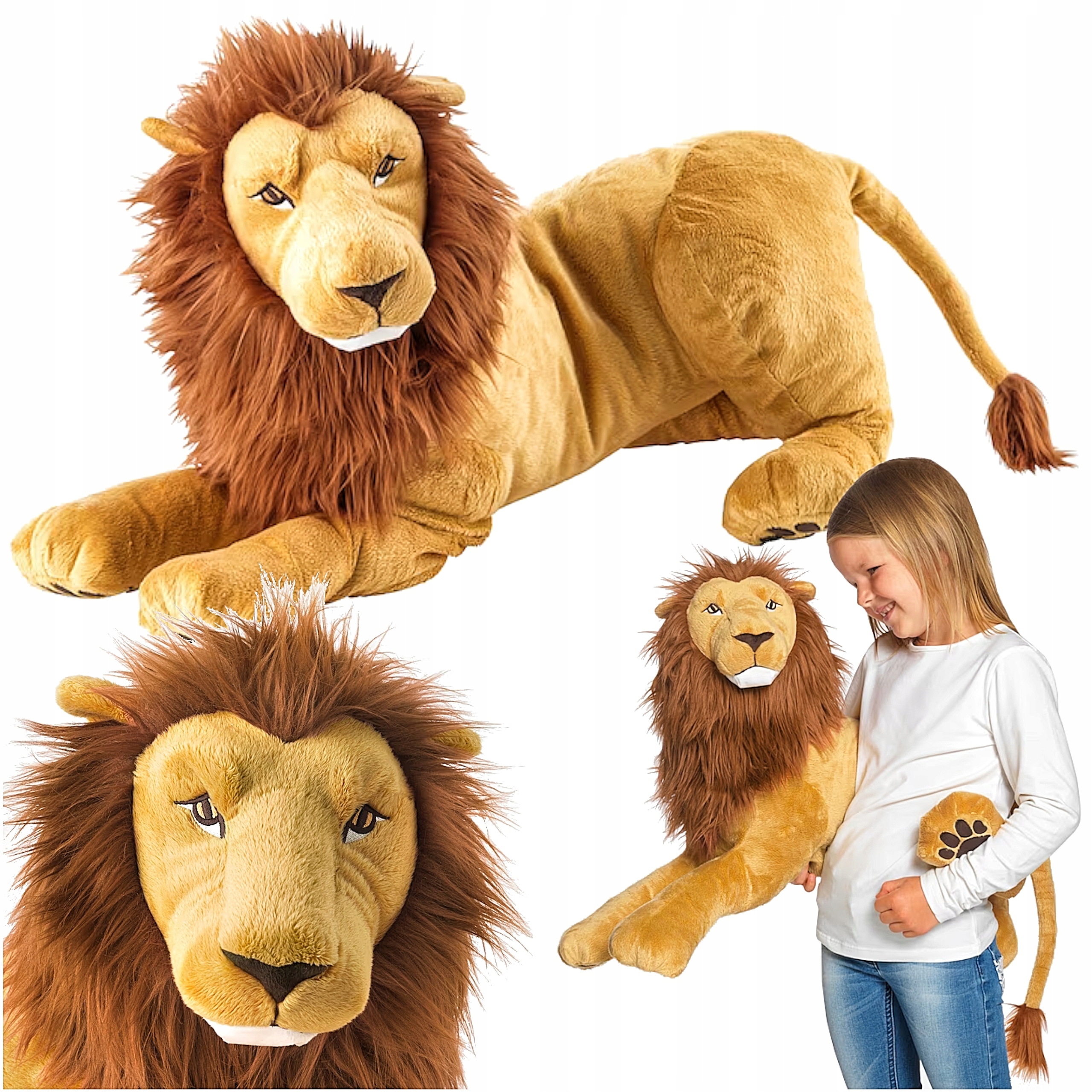 

Ikea Djungelskog Pluszak Lew Maskotka 70CM XL