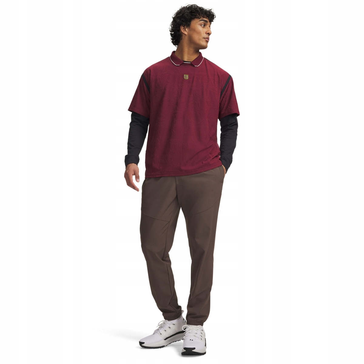 Męskie spodnie treningowe Under Armour Ua Vibe Woven Pants Brązowy L