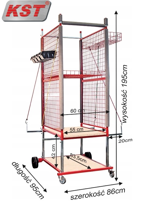 KST Wozek WDA do demontazu skladowania czesci Producent code WDA