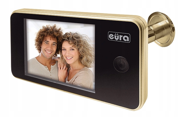 Wideo Wizjer LCD 3.5" Judasz Podgląd 110° Hd Wideowizjer Złoty